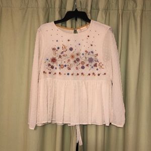 Altar’d State Floral Babydoll Blouse